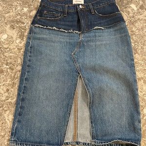 Frame Jean Skirt